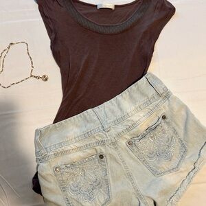 Light Wash Rue 21 Denim Shorts